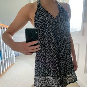 Band Of Gypsies Black & White Paisley Dress